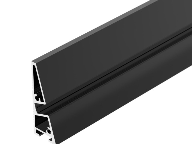 Профиль PLINTUS-H40-2000 BLACK (Arlight, Алюминий) фото:1