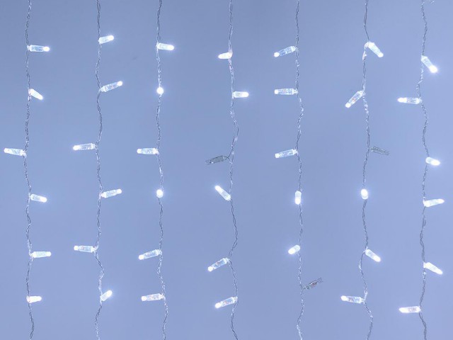 Светодиодная гирлянда ARD-CURTAIN-CLASSIC-2000x3000-CLEAR-760LED-BLINK White (230V, 60W) (Ardecoled, IP65) фото:2