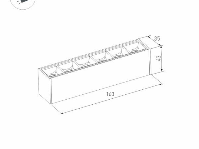 Светильник MAG-LASER-45-L160-6W Warm3000 (BK, 15 deg, 24V) (Arlight, IP20 Металл, 5 лет) фото:15