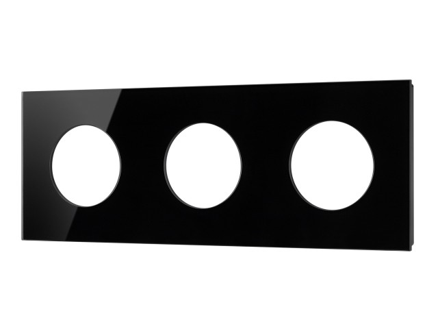 Рамка стеклянная FRM-GLARE-GC-3-BK (Arlight, -) фото:4