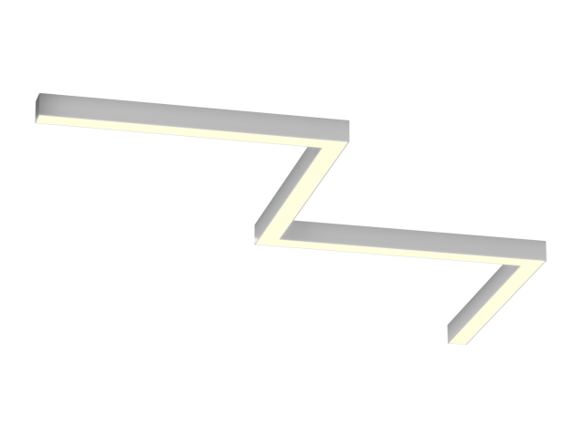 Светильник HOKASU Z S50 (RAL9003/4x650mm-90/LT70 — 3K/54W) фото:1