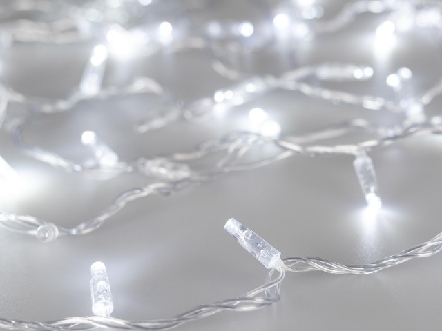 Светодиодная гирлянда ARD-STRING-CLASSIC-1000-CLEAR-100LED-PULSE White (230V, 7W) (Ardecoled, IP65) фото:4