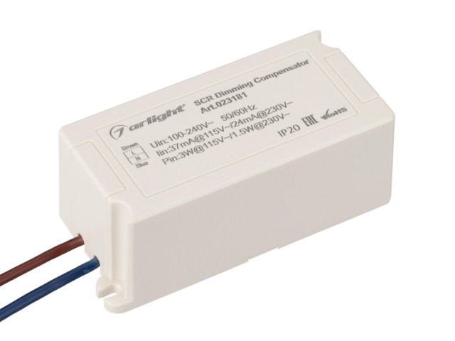 Усилитель компенсирующий ARL-TB01 (230V, TRIAC) (Arlight, IP20 Пластик, 2 года) фото:1