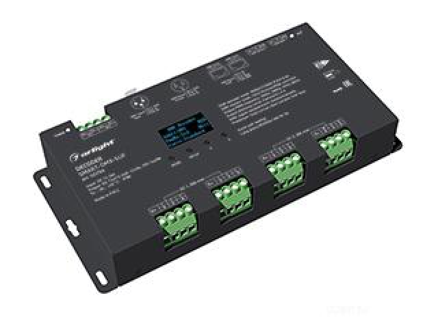 Декодер SMART-DMX-SUF (12-24V, 12x5A, XLR3, RJ45) (Arlight, IP20 Металл, 5 лет) фото:2