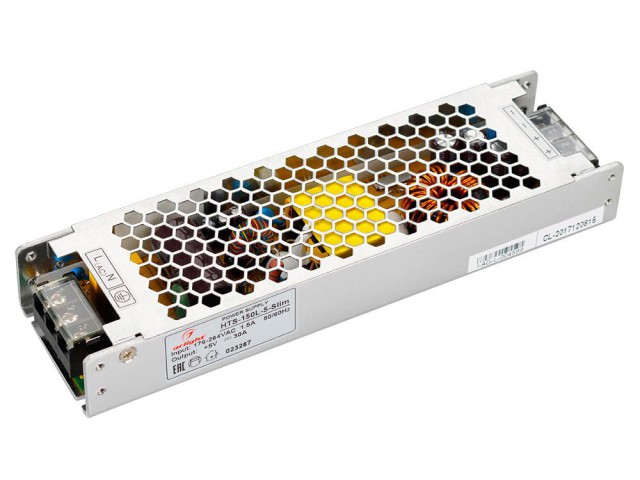 Блок питания HTS-150L-5-Slim (5V, 30A, 150W) (Arlight, IP20 Сетка, 3 года) фото:1