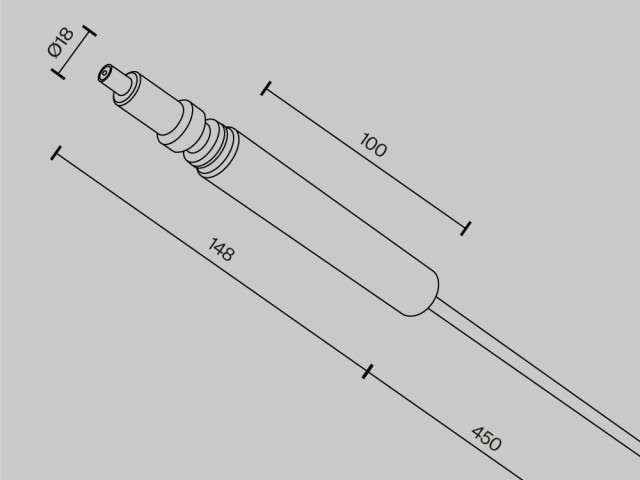 Комплектующие для систем освещения с токоведущими элементами Technical CA002PI-B фото:1