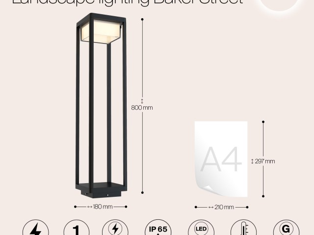 Ландшафтный светильник Outdoor O021FL-L10B3K фото:12