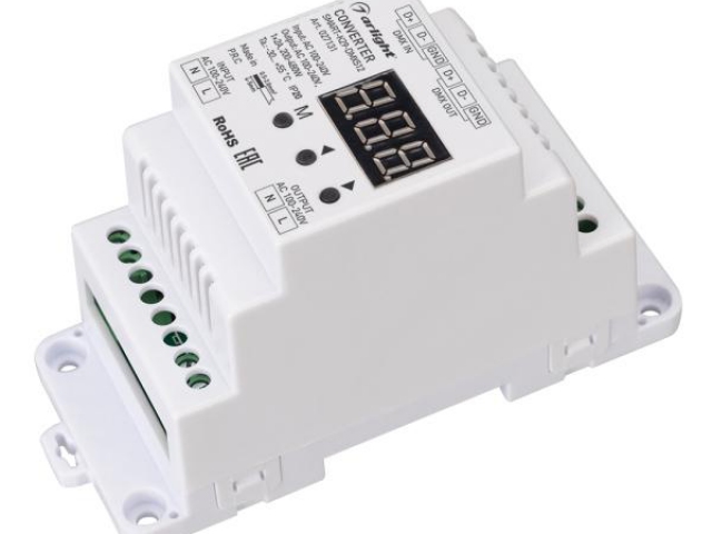 Конвертер SMART-K29-DMX512 (230V, 1x2A, TRIAC, DIN) (Arlight, IP20 Пластик, 5 лет) фото:5