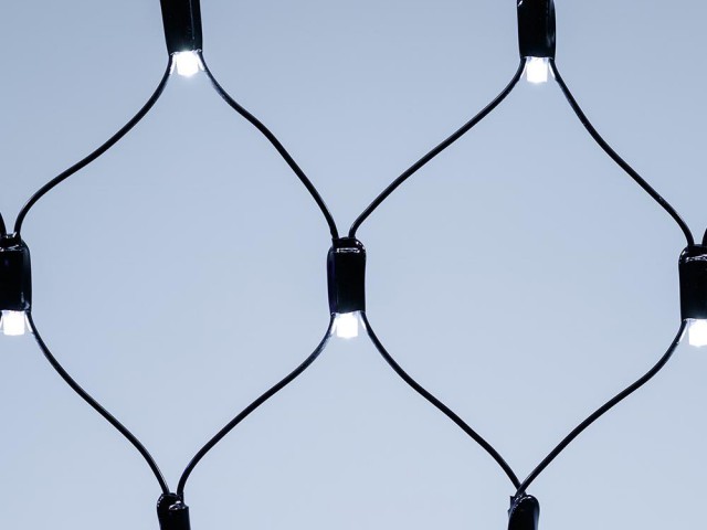 Светодиодная гирлянда ARD-NETLIGHT-CLASSIC-2500x2500-BLACK-432LED White (230V, 26W) (Ardecoled, IP65) фото:2