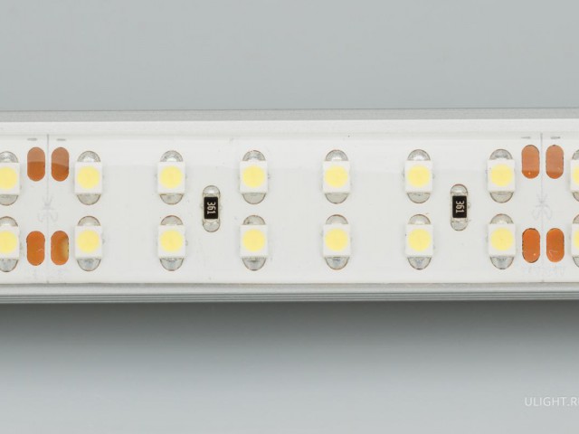 Лента RTW 2-5000SE 24V White 2x2 (3528, 1200 LED, LUX) (Arlight, 19.2 Вт/м, IP65) фото:1