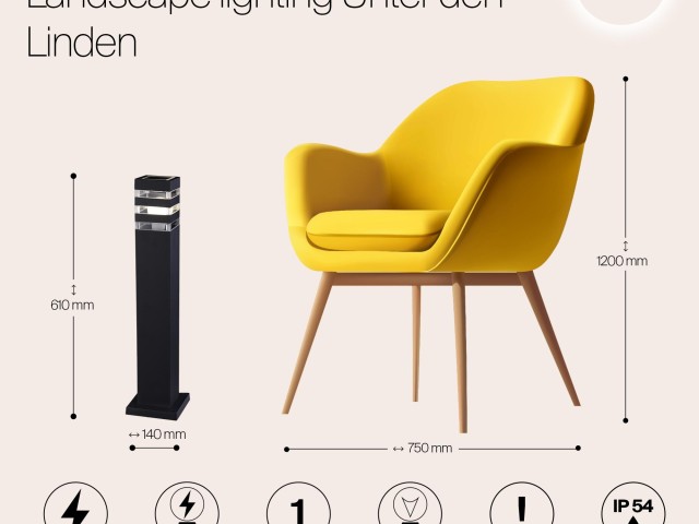 Ландшафтный светильник Outdoor O578FL-01B фото:12