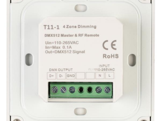 Панель Sens SMART-P29-DIM White (230V, 4 зоны, 2.4G) (Arlight, IP20 Пластик, 5 лет) фото:1