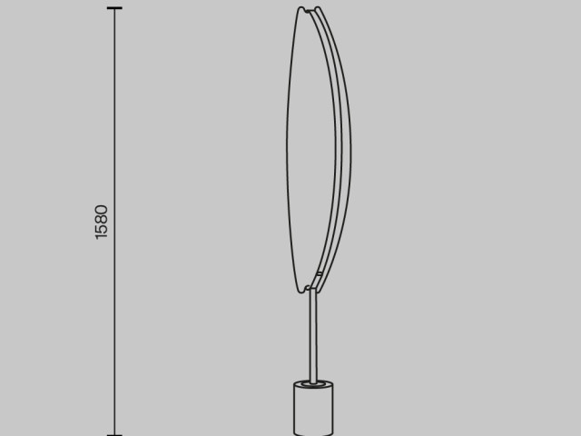 Напольный светильник (торшер) Maytoni MOD281FL-L33BS3K фото:5