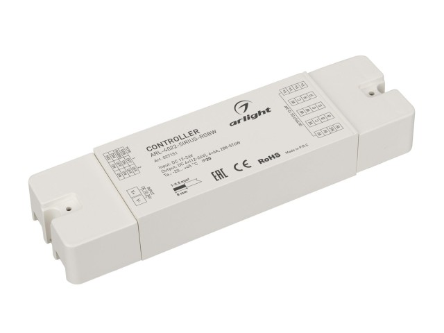 Контроллер ARL-4022-SIRIUS-RGBW (12-24V, 4x6A, 2.4G) (Arlight, IP20 Пластик, 3 года) фото:1