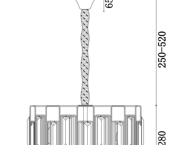 Люстра Freya FR5045PL-05G фото:1