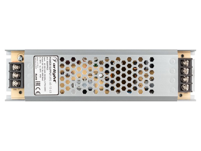 Блок питания ARS-60-12-LS (12V, 5A, 60W) (Arlight, IP20 Сетка, 2 года) фото:5