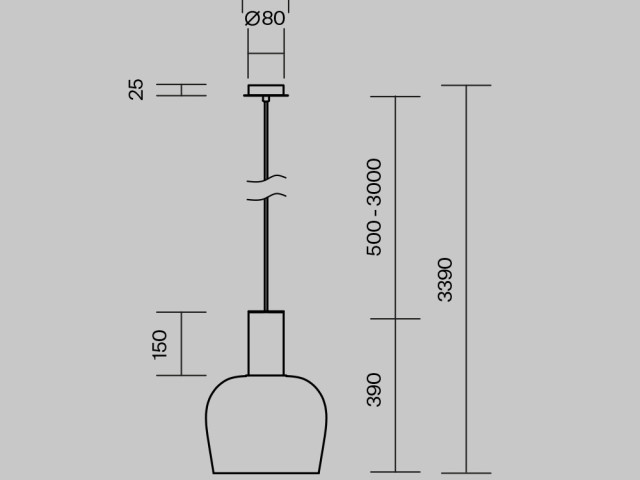 Подвесной светильник Maytoni MOD414PL-L7B3K фото:13