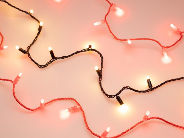 Светодиодная гирлянда ARD-STRING-CLASSIC-10000-RED-100LED-MILK-STD Red (230V, 7W) (Ardecoled, IP65) фото:1