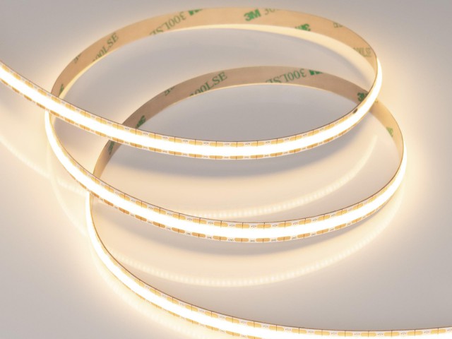 Лента COB-X528-8mm 12V Warm3000 (11 W/m, IP20, CSP, 5m) (Arlight, -) фото:3