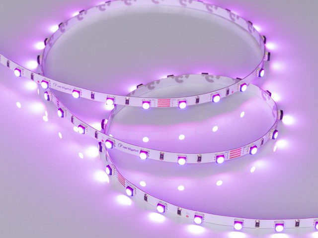 Лента MINI-F60-5mm 24V RGB (6 W/m, IP20, 3535, 5m) (Arlight, узкая) фото:18