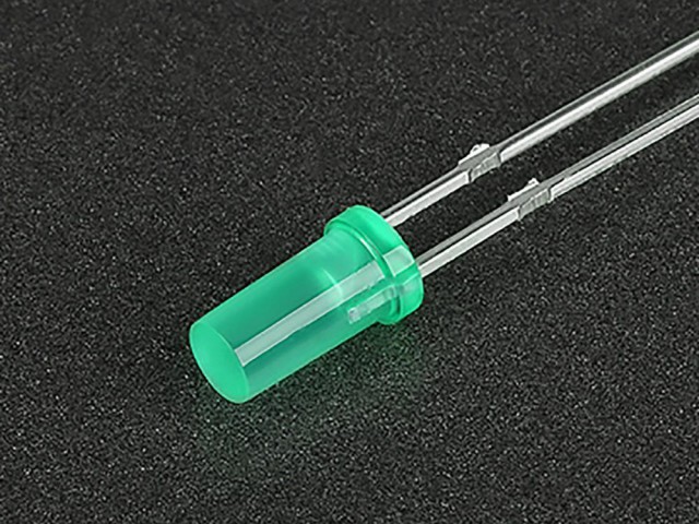 Светодиод ARL-3033PGD-450mcd (Arlight, 3мм (цилиндр)) фото:1