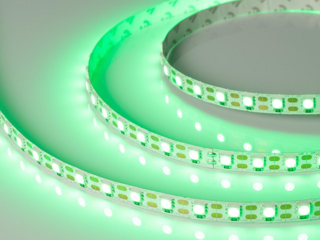 Лента RT 2-5000 12V Cx1 Green 2x (5060, 360 LED, LUX) (Arlight, 15.6 Вт/м, IP20) фото:3