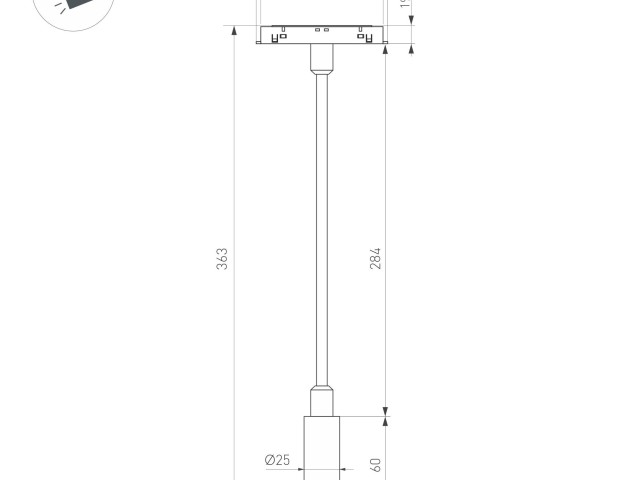 Светильник MAG-ORIENT-SPOT-FLEX-R25-3W Day4000 (BK, 24 deg, 48V) (Arlight, IP20 Металл, 5 лет) фото:4