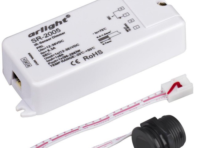 Диммер SR-2005 (12-36V, 96-288W, IR-Sensor) (Arlight, -) фото:5