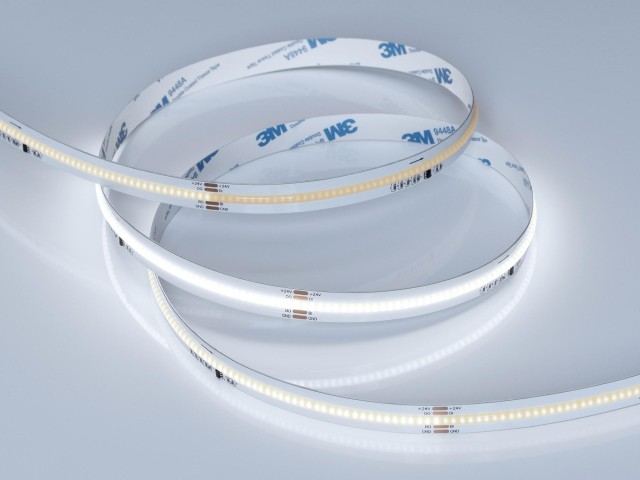 Лента SPI-COB-X378-12mm 24V White6000-PX63-BPT (7 W/m, IP20, 5m) (Arlight, бегущий огонь) фото:4