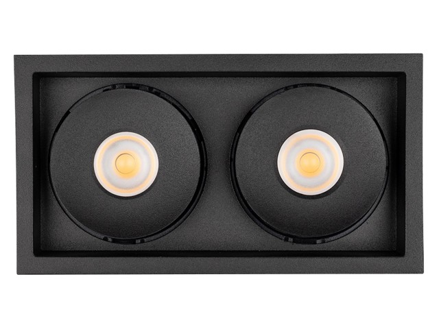 Светильник CL-SNODO-LUM-S148x80-2x9W Warm3000 (BK, 45 deg) (Arlight, IP20 Металл, 3 года) фото:3