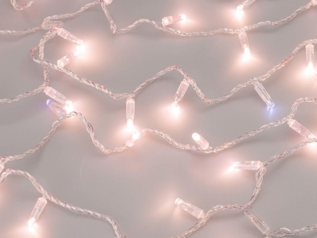 Светодиодная гирлянда ARD-STRING-CLASSIC-10000-CLEAR-100LED-FLASH Rose Gold (230V, 7W) (Ardecoled, IP65) фото:3