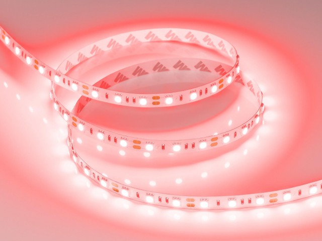 Лента RT-B60-10mm 12V Red (14.4 W/m, IP20, 5060, 5m) (Arlight, 14.4 Вт/м, IP20) фото:2