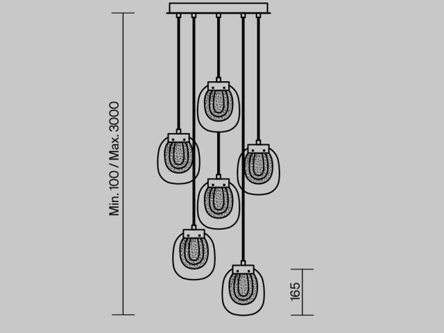 Подвесной светильник Maytoni MOD367PL-L18BBSK фото:1