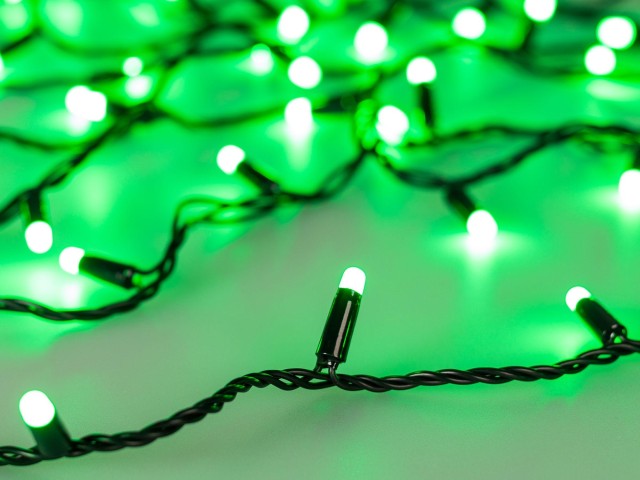 Светодиодная гирлянда ARD-STRING-CLASSIC-20000-BLACK-200LED-MILK-SYNC RGB (230V, 13W) (Ardecoled, IP65) фото:8