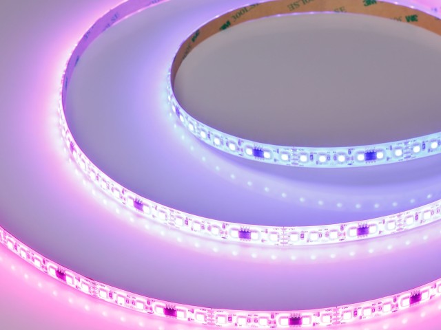 Лента герметичная SPI-SE-A120-10mm 24V RGB-PX6-BPT (23 W/m, IP65, 2835, 5m) (Arlight, бегущий огонь) фото:2