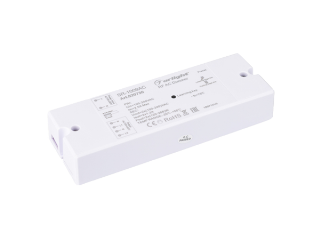 Диммер SR-1009AC (230V, 2x1.2A) (Arlight, IP20 Пластик, 3 года) фото:2