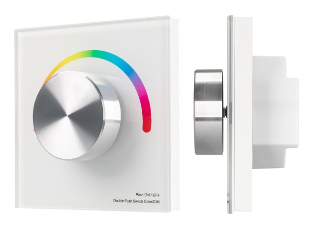 Панель SMART-P5-RGB-G-IN White (3V, Rotary, 2.4G) (Arlight, IP20 Пластик, 5 лет) фото:2