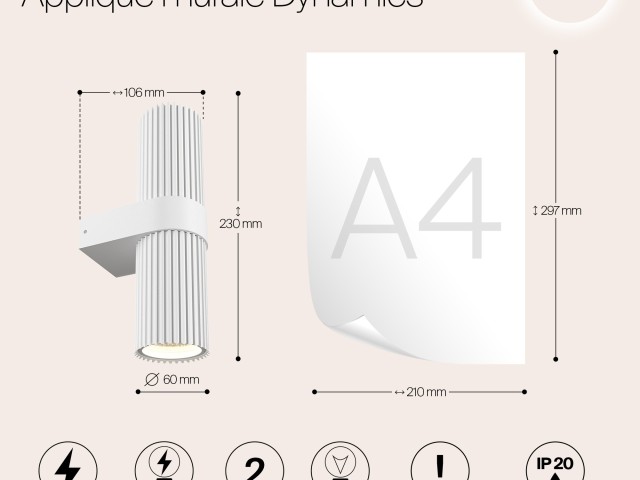 Настенный светильник (бра) Maytoni MOD326WL-02W фото:6