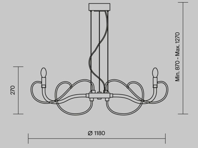 Подвесной светильник Maytoni MOD051PL-09TR фото:18