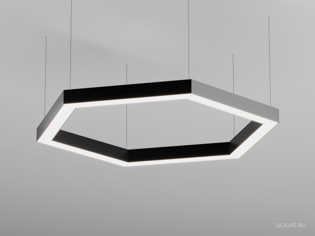 Светильник HOKASU Hexagon 35/40 (RAL9003/404*6mm/LT70 — 3K/52W) фото:2