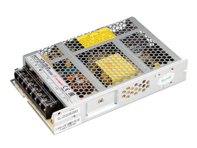 Блок питания HTS-150-24 (24V, 6.2A, 150W) (Arlight, IP20 Сетка, 3 года) фото:2