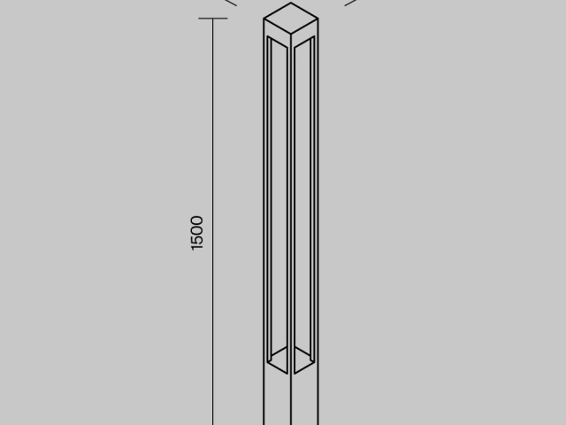 Садово-парковый светильник Outdoor O424FL-L20GF фото:1