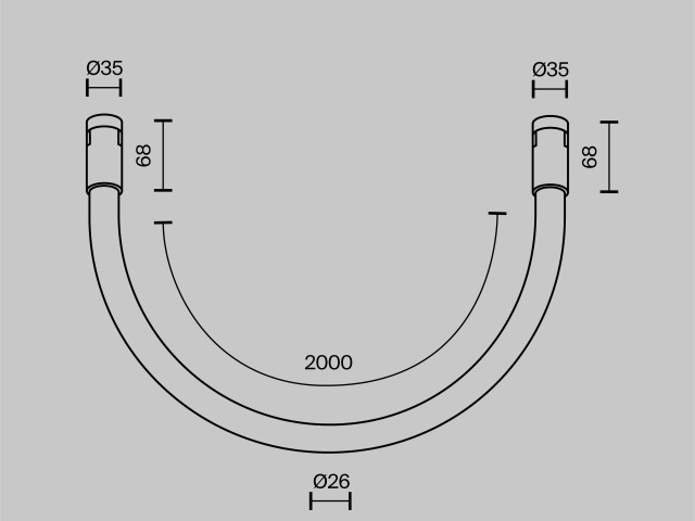 Трековый светильник Technical TR154-1-27W4K-PT фото:9