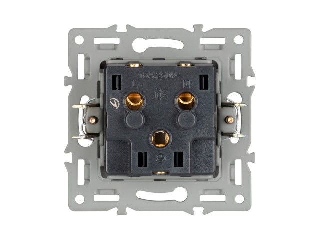Механизм розетки влагозащищённый SCT-MCP-PL-GR (250V, 16A) (Arlight, -) фото:4