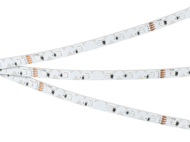 Лента RZ-A60-8mm 24V RGB (8 W/m, IP20, 2835, 5m) (Arlight, -) фото:6