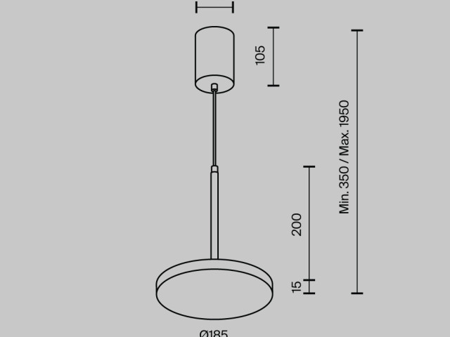 Подвесной светильник Technical P076PL-L12W4K-W фото:9