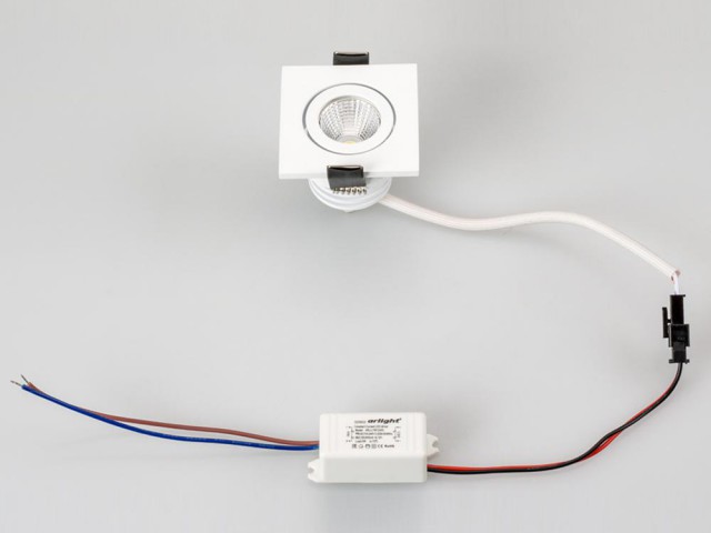 Светодиодный светильник LTM-S50x50WH 5W Day White 25deg (Arlight, IP40 Металл, 3 года) фото:6