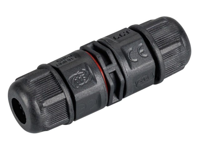 Коннектор прямой NEO-CON-I-2pin-BK (3-7mm, IP67) (Arlight, IP67 Пластик, 3 года) фото:3