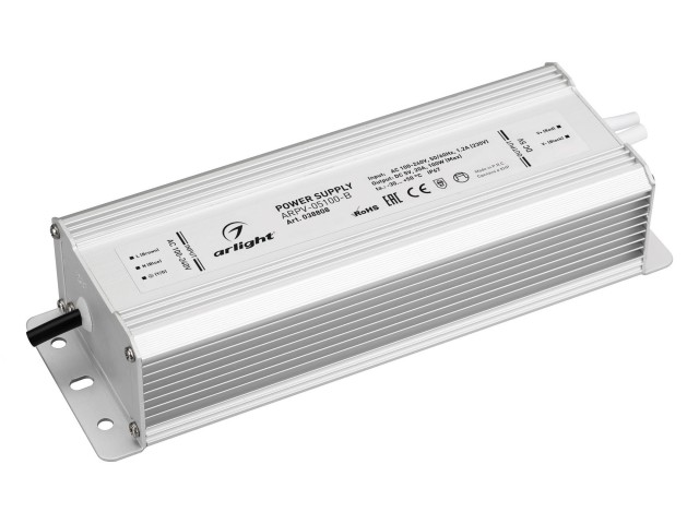 Блок питания ARPV-05100-B (5V, 20.0A, 100W) (Arlight, IP67 Металл, 3 года) фото:1