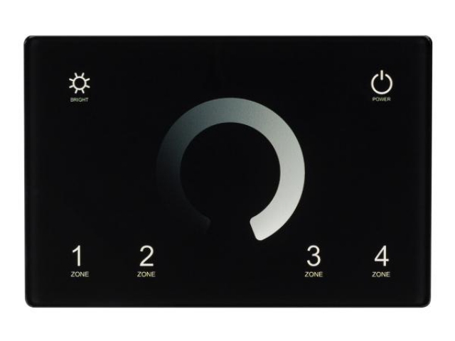 Панель Sens SMART-P79-DIM Black (230V, 4 зоны, 2.4G) (Arlight, IP20 Пластик, 5 лет) фото:7